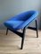 Fauteuil Modèle Columbus Bleu par Hartmut Lohmeyer pour Artifort, 1950s 2