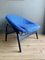 Blauer Modell Columbus Sessel von Hartmut Lohmeyer für Artifort, 1950er 4
