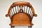 Antique Victorian Captain's Desk Chair 4