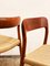 Danish Teak 75 Chairs by Niels Otto Møller for J. L. Møllers, 1950s, Set of 4 10