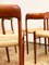 Danish Teak 75 Chairs by Niels Otto Møller for J. L. Møllers, 1950s, Set of 4 12