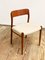 Danish Teak & Wool Chair by Niels Otto Møller for J. L. Møllers, 1950s, Image 13