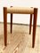 Danish Model 80A Teak Stool by Niels Otto Møller for J.L. Møller, 1950s 1