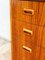 Scandinavian Secretaire with Teak Rolling Door, 1960s, Image 12