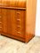 Scandinavian Secretaire with Teak Rolling Door, 1960s 8