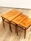 Tavolini in teak, Danimarca, anni '50, set di 3, Immagine 3