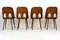 Wooden Chairs by Oswald Haerdtl for TON, 1950s, Set of 4 3