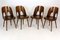 Wooden Chairs by Oswald Haerdtl for TON, 1950s, Set of 4 1