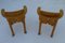 Danish Rainer Daumiller Style Brutalist Rustic Chairs with Beechwood Armrests, 1970s, Set of 2 16