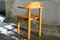 Danish Rainer Daumiller Style Brutalist Rustic Chair with Beechwood Armrests, 1970s 3