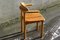 Danish Rainer Daumiller Style Brutalist Rustic Chair with Beechwood Armrests, 1970s 4