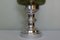 Vintage Chrome Harold & Maude Table Lamp with Goblet-Shaped Cut Glass Shade, 1970s 2