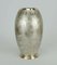 Art Deco Silver-Plated Metal Vase with Serrated Design from WMF Ikora, 1930s 7