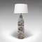 Lámpara de mesa o de luz inspirada en la troika inglesa de cerámica, siglo XX, Imagen 3