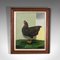 Hühner, Öl auf Leinwand, 1960er 1