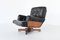 Italian Rosewood 401 Lounge Chair by Menilio Taro for Cinova, 1964 1