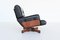 Italian Rosewood 401 Lounge Chair by Menilio Taro for Cinova, 1964 4