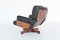 Italian Rosewood 401 Lounge Chair by Menilio Taro for Cinova, 1964 5