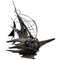 Barca a vela futurista, scultura in rame, A. Di Giovanni, anni '50, Immagine 1