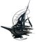 Segelboot Futurist, Kupfer Skulptur, A. Di Giovanni, Italien, 1950er 2