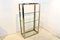 Brass, Chrome and Glass Free Standing Shelving Unit by Renato Zevi 4