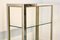 Brass, Chrome and Glass Free Standing Shelving Unit by Renato Zevi, Image 7