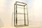 Brass, Chrome and Glass Free Standing Shelving Unit by Renato Zevi, Image 6