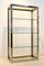Brass, Chrome and Glass Free Standing Shelving Unit by Renato Zevi, Image 8