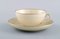 Creme Curved Tea Service Set from Royal Copenhagen, Mid-20th Century, Set of 25 4