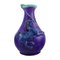 Vase mit Löwen und Einhorn aus glasierter Keramik 1