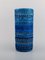 Cylindrical Vase in Rimini-Blue Glazed Ceramics by Aldo Londi for Bitossi 2