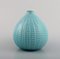 Vase en Forme d'Onion en Céramique Émaillée Bleu Rimini par Aldo Londi pour Bitossi 2