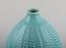 Zwiebelförmige Vase aus Glasierte Keramiken in Rimini-Blau von Aldo Londi für Bitossi 3