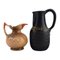 Danish Jugs in Glazed Stoneware, 1960s, Set of 2, Image 1