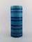 Large Cylindrical Vase in Rimini-Blue Glazed Ceramics by Aldo Londi for Bitossi 2