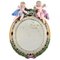 Miroir Antique en Porcelaine avec Putti de Meissen 1