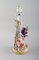Antique Winter Candlestick in Hand-Painted Porcelain from Meissen, 19th-Century 2