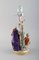 Antique Winter Candlestick in Hand-Painted Porcelain from Meissen, 19th-Century 3