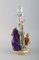 Antique Winter Candlestick in Hand-Painted Porcelain from Meissen, 19th-Century, Image 3