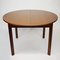 Round Extendable Wooden Dining Table, 1960s 1