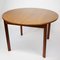 Round Extendable Wooden Dining Table, 1960s, Image 3