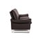 Brown Anthracite 2-Seater Leather Sofa by Willi Schillig 8