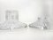 Ice Glass Candle Holders by Timo Sarpaneva for IIttala, 1980s, Set of 3 8