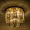 Smoked and Clear Glass Wall Light by J.T. Kalmar, Austria, 1960s, Image 16
