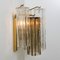 Smoked and Clear Glass Wall Light by J.T. Kalmar, Austria, 1960s, Image 4