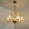 Large Venetian Chandelier in Gilded Murano Glass from Barovier, 1950s, Image 5