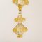 Lámpara de araña veneciana grande de cristal de Murano dorado de Barovier, años 50, Imagen 6