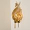 Large Wall Sconce in Gold Murano Glass from Barovier & Toso, Italy, 1950s 10