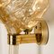 Große Wandleuchte aus goldenem Muranoglas von Barovier & Toso, Italien, 1950er 4