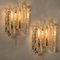 Ice Glass Wall Sconces, Austria, 1970s, Set of 2 3